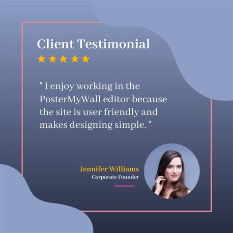 Client testimonial image